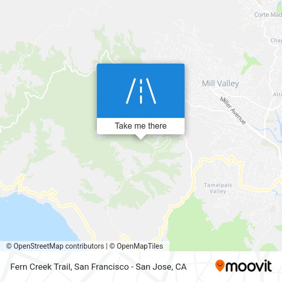 Fern Creek Trail map