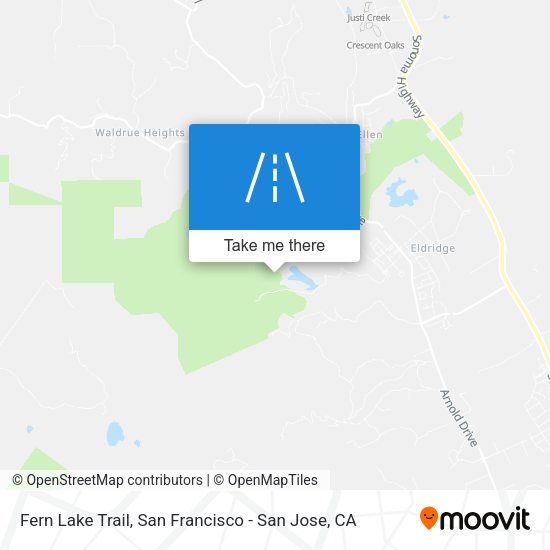 Mapa de Fern Lake Trail