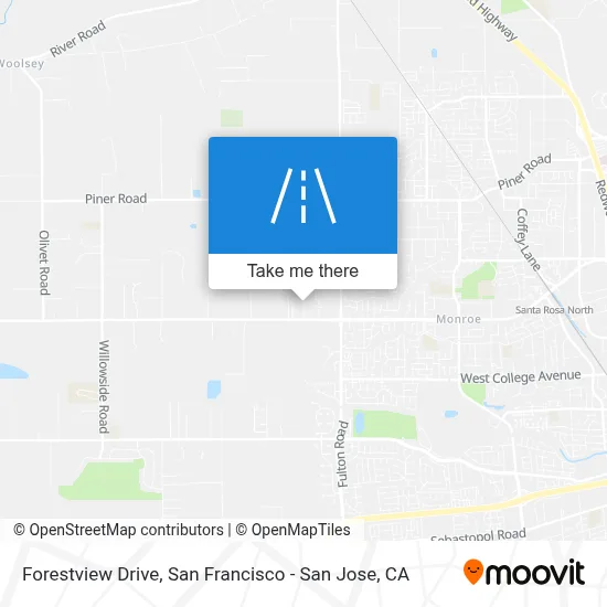 Forestview Drive map