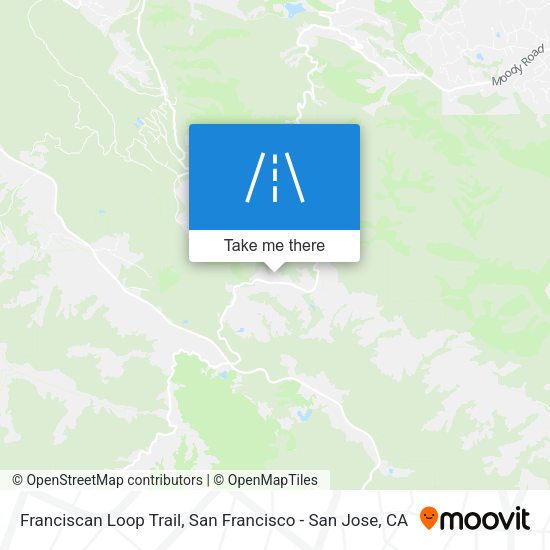 Franciscan Loop Trail map