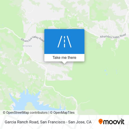 Mapa de Garcia Ranch Road