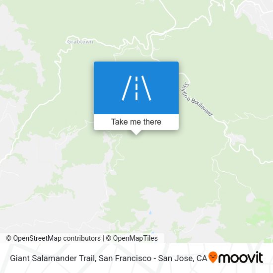 Giant Salamander Trail map