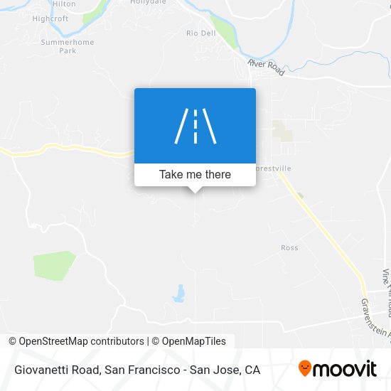 Mapa de Giovanetti Road