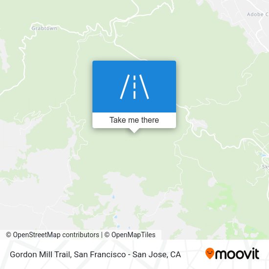 Mapa de Gordon Mill Trail