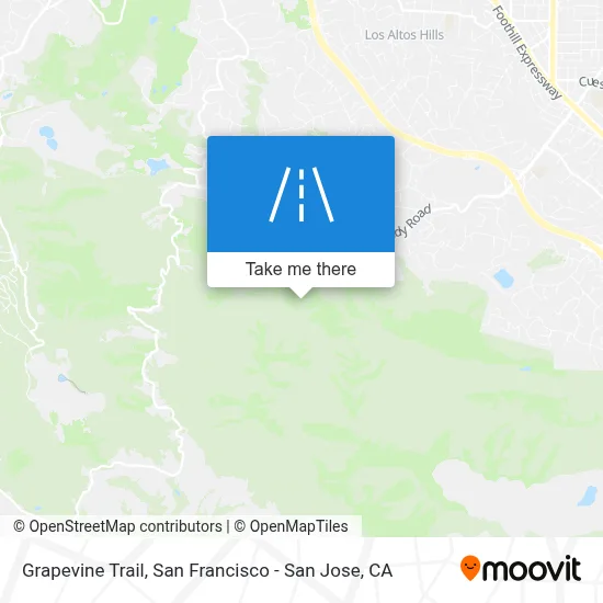 Grapevine Trail map