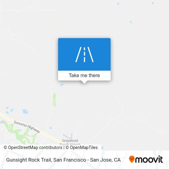 Gunsight Rock Trail map