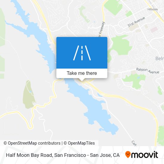Mapa de Half Moon Bay Road