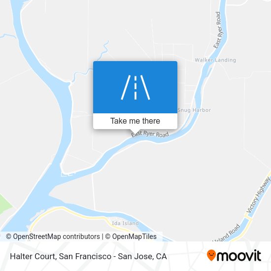 Mapa de Halter Court