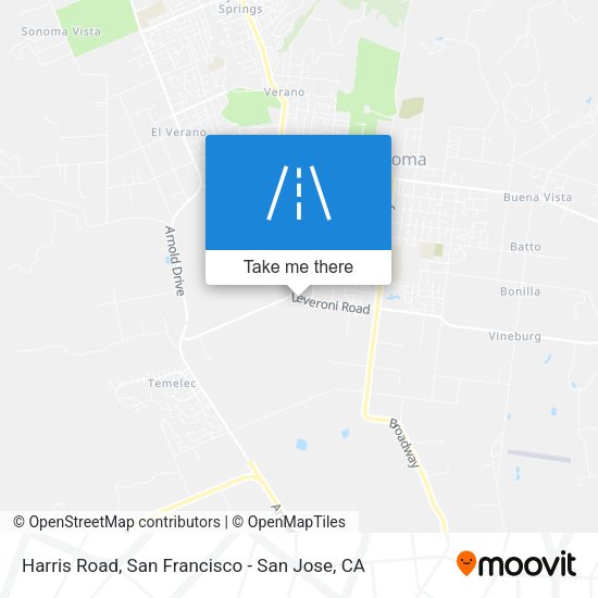 Mapa de Harris Road