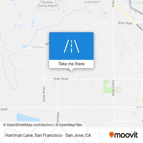 Hartman Lane map