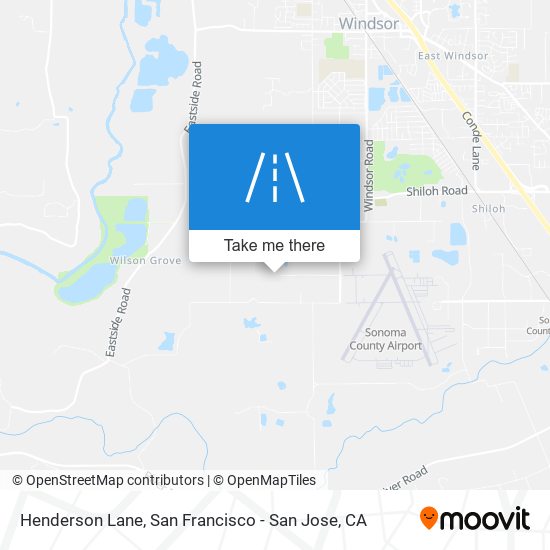 Mapa de Henderson Lane