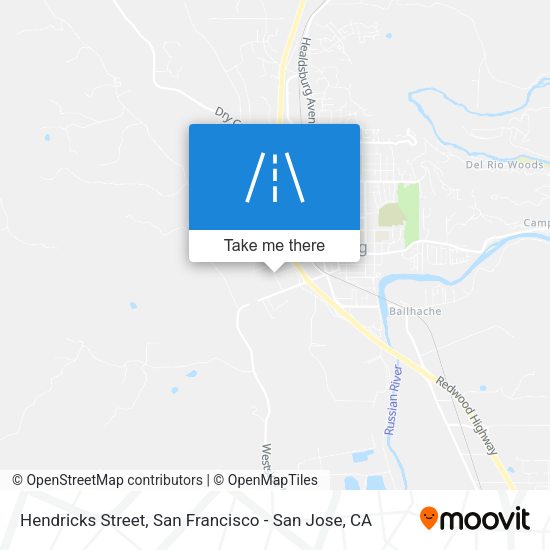 Mapa de Hendricks Street