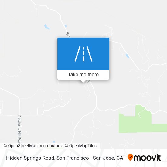 Mapa de Hidden Springs Road
