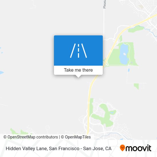 Mapa de Hidden Valley Lane