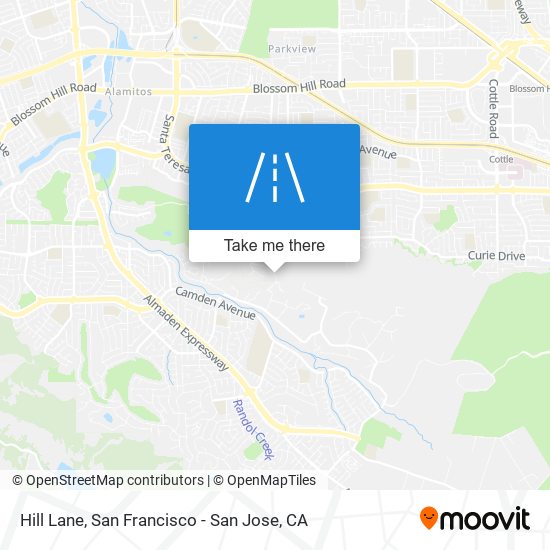Mapa de Hill Lane