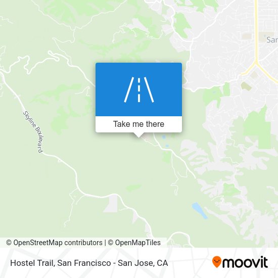 Mapa de Hostel Trail