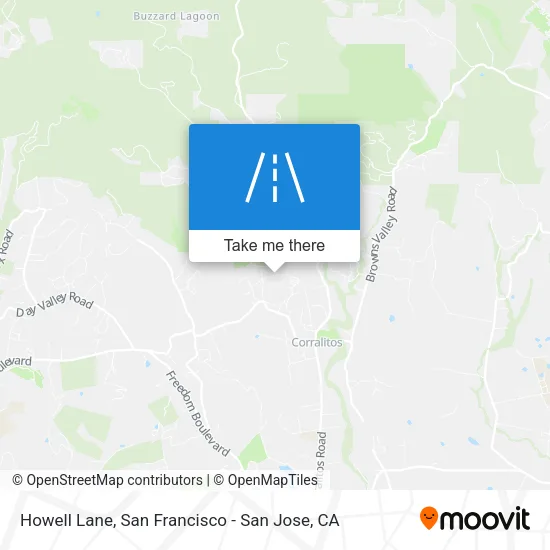 Mapa de Howell Lane