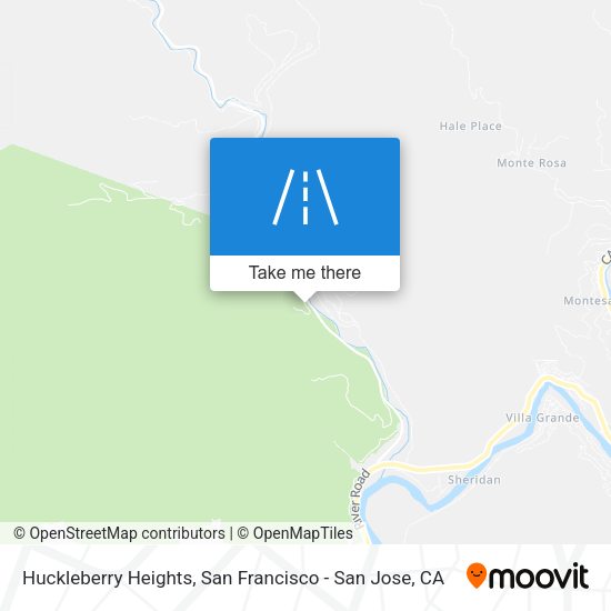 Huckleberry Heights map