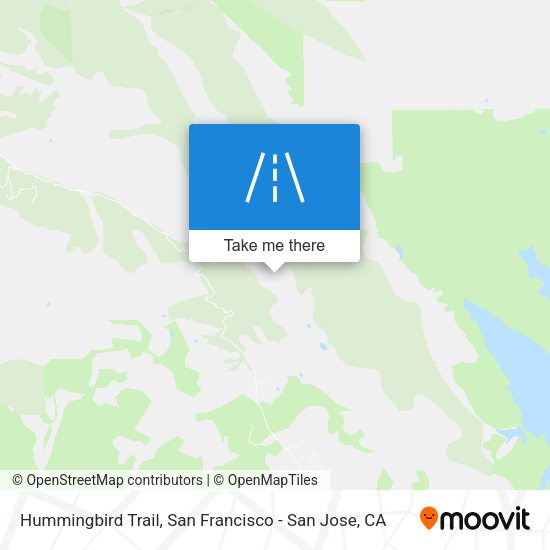 Mapa de Hummingbird Trail