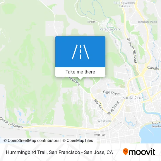 Hummingbird Trail map