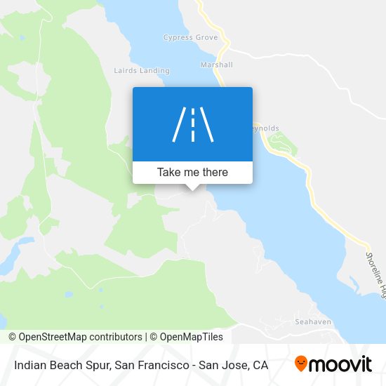 Mapa de Indian Beach Spur