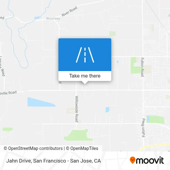 Jahn Drive map