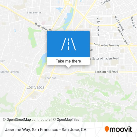 Jasmine Way map