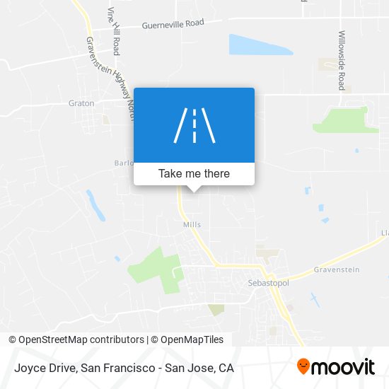 Joyce Drive map