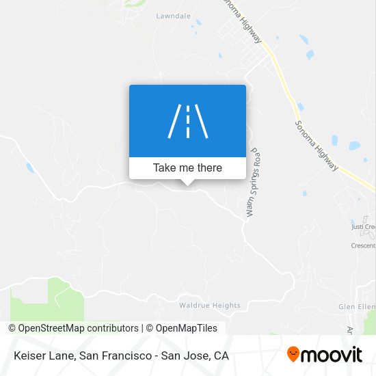 Mapa de Keiser Lane