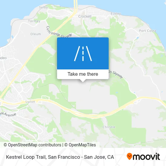 Kestrel Loop Trail map