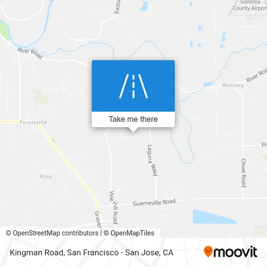 Mapa de Kingman Road