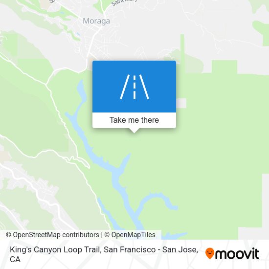 King's Canyon Loop Trail map