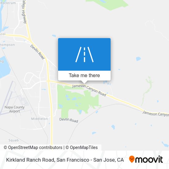 Kirkland Ranch Road map