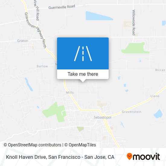 Mapa de Knoll Haven Drive