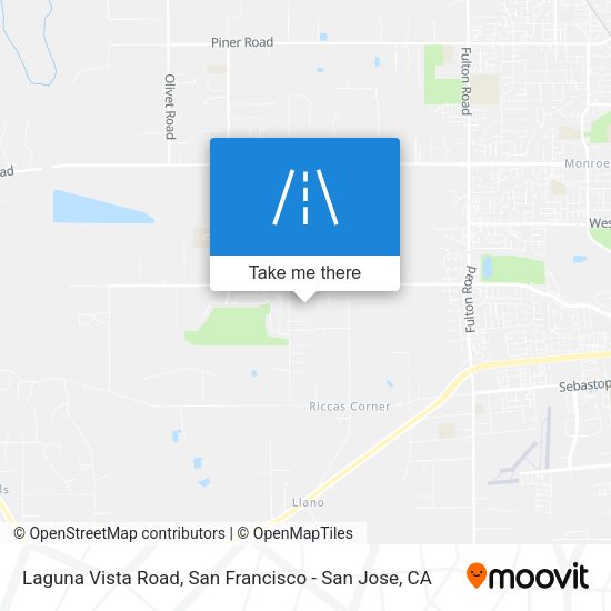 Mapa de Laguna Vista Road