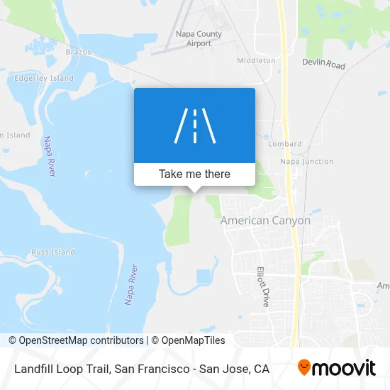 Landfill Loop Trail map