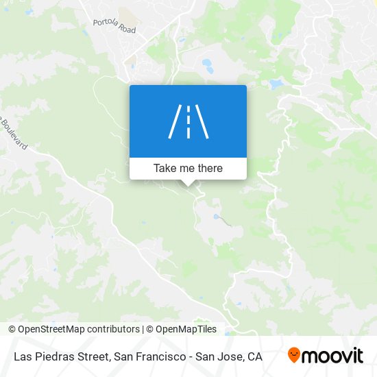 Las Piedras Street map