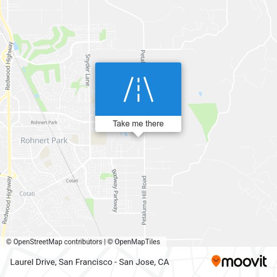Mapa de Laurel Drive