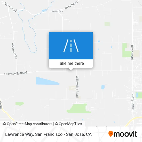 Lawrence Way map
