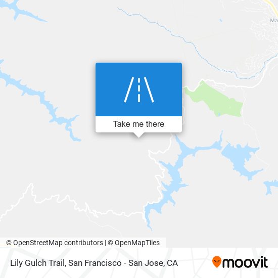 Lily Gulch Trail map