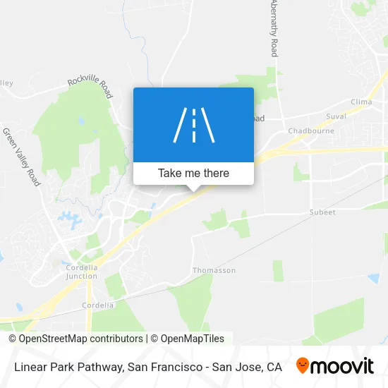 Linear Park Pathway map