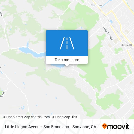 Mapa de Little Llagas Avenue