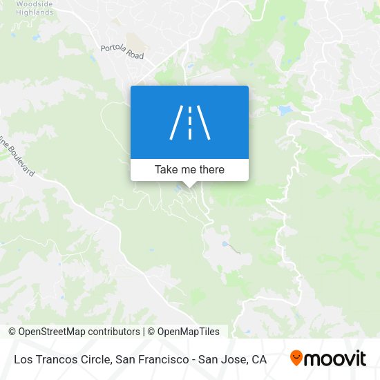 Los Trancos Circle map