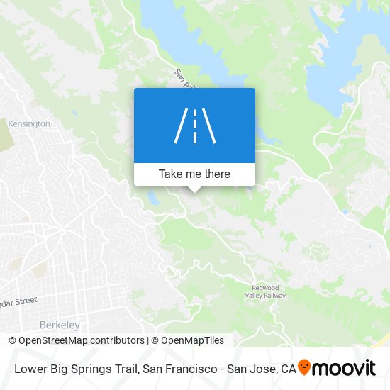 Mapa de Lower Big Springs Trail