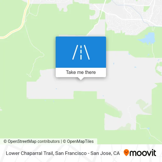 Lower Chaparral Trail map