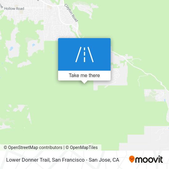 Mapa de Lower Donner Trail