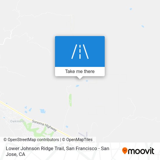 Lower Johnson Ridge Trail map