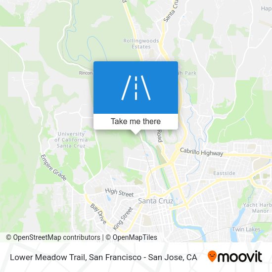 Lower Meadow Trail map
