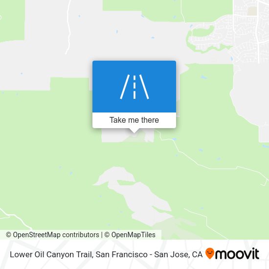 Lower Oil Canyon Trail map