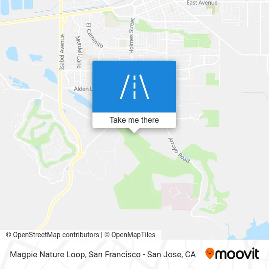Magpie Nature Loop map